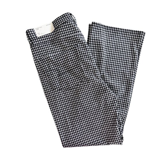 American Eagle Skinny Kick Crop Pants Size 12 Long Super High Rise Super Stretch - Picture 4 of 11